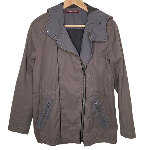 Comptoir Des Cotonniers Jackets & Blazers - French Comptoir Des Cotonniers Moto Anorak Jacket